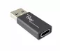 Preview: Adapter, USB A plug to USB C socket aluminium, space grey, DINIC Box